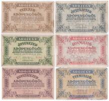 1946. 10.000AP-10.000.000AP (6xklf) T:F,VG Adamo P55