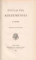 Gyulai Pál: 
Gyulai Pál költeményei. I-II. kötet. [Teljes, két kötetben.]
Budapest, 1894. Franklin...