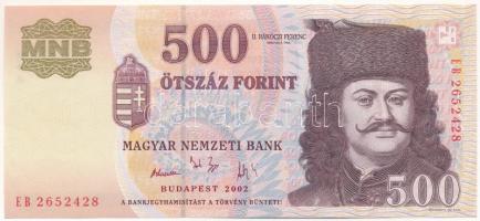 2002. 500Ft "EB" T:UNC Adamo F54B1