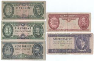 1960. 10Ft + 1962. 10Ft + 1962. 20Ft + 1969. 500Ft + 1992. 100Ft T:F-G