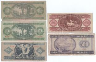 1960. 10Ft + 1962. 10Ft + 1962. 20Ft + 1969. 500Ft + 1992. 100Ft T:F-G