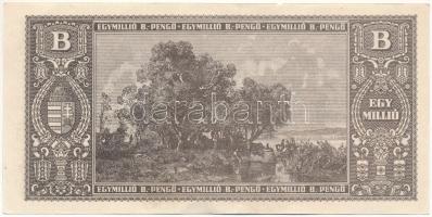 1946. 1.000.000BP eltolódott nyomattal T:VF szép papír, de apró anyaghiány
Adamo P37