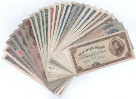 1930-1946. 10P-1.000.000BP (26db) T:XF-F közte több erős vagy szép papír
