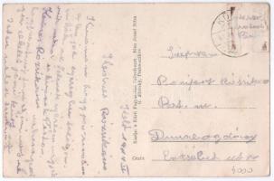 1944 Kürt, Strekov; Községháza, Fogyasztási szövetkezet háza, üzlete és saját kiadása / town hall, c...