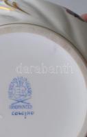 Herendi Rothschild mintás bonbonier, jelzett, hibátlan, d: 12 cm