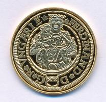 DN "Magyar aranypénzek utánveretben - I. Ferdinánd aranyforint 1540" aranyozott Ag emlékérem kapszulában, tanúsítvánnyal (5,5g/0.333/25mm) T:PP