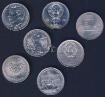 Szovjetunió 1975-91. 1R (7x) 5 klf motívummal T:1-,2 egyiken kis ph.