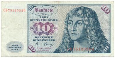 NSZK 1980. 10M "CR 7512522Q" T:F FRG 1980. 10 Mark "CR 7512522Q" C:F Krause 31.d