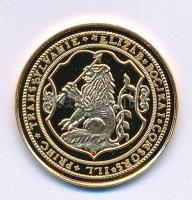 DN "Magyar aranypénzek utánveretben - Bocskai Erzsébet 10 dukát 1577" aranyozott Ag emlékérem kapszulában, tanúsítvánnyal (5,5g/0.333/25mm) T:PP