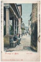 Rab, Arbe; Glavna ulica. A. Schwidernoch (Wien) / Fő utca / main street (EM)