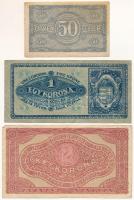 1920. 50f + 1K + 2K csillagos sorszámmal T:F