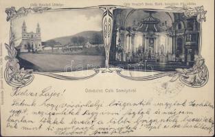 Csíksomlyó with catholic church