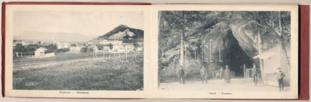 Postojnska jama, Adelsberger Grotte; cave, leporello booklet with 12 images (damaged cover)