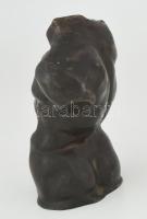 Férfi torzó. Bronz, jelzés nélkül, m: 18 cm