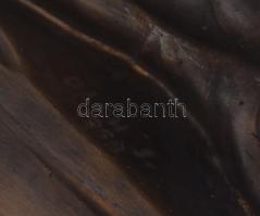 Oláh Sándor (1907-1983): Balerina. 1958, bronz, jelzett, 27x26 cm