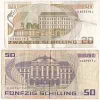 Ausztria 1986. 20Sch + 50Sch T:F
Austria 1986. 20 Schilling + 50 Schilling C:F