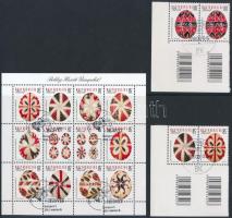 2013 Húsvét sor vonalkódos párokban + blokk (13.000) / Mi 5602-5605 pairs + block