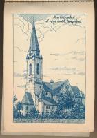 Délvidék. Bánát-Bácska-Baranya. Nem lehet másé! Nem! Nem! Soha! Irredenta képeslapfüzet 20 képeslapp...