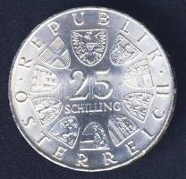 Ausztria 1970. 25Sch Ag "Lehár Ferenc" T:1/2+