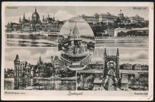 1941 Képeslap Romániába kettős cenzúrával / Postcard to Romania with Hungarian and Romanian censorsh...