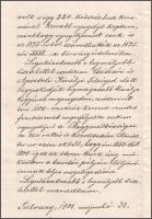 1901 Tatrang (Tărlungeni), Brassó megye, Bartha Károly nyug. állami elemi iskolai igazgató I. Ferenc...