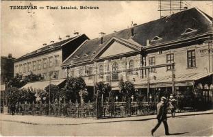 1910 Temesvár, Timisoara; Belváros, Tiszti kaszinó. Gerő Manó kiadása / casino (felületi sérülés / surface damage)