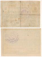 Németország / Weimari Köztársaság / Rinteln 5pf + 25pf szükségpénz, mindkettő hátoldalán körbélyegzé...