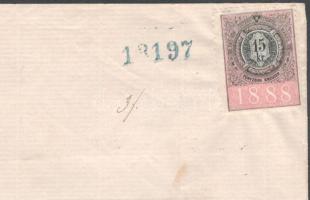 1878 Dr. Strousberg általános alvállalkozó "Magyar Északnyugati vasút" igazolása Markovits...