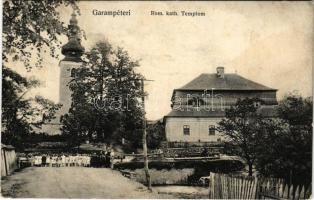 1925 Garampéteri, Predojná, Predajná; római katolikus templom, paplak / Roman Catholic church, rectory (fl)