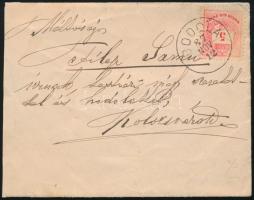 1887 5kr levélen / on cover "BODOLA" - Kolozsvár