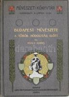 Divald Kornél: Budapest művészete a török hódoltság előtt. Csányi Károly 10 eredeti építészeti rajzával és 49 képpel. Művészeti Könyvtár. Bp., [1909], Lampel Róbert (Wodianer F. és Fiai), 165+2 p.+8 t. Kiadói aranyozott, festett, illusztrált egészvászon sorozatkötésben, Gottermayer-kötés, kissé kopott borítóval.  Azonosítatlan személy ajándékozási soraival és levelével Móra Gábor helytörténész részére.