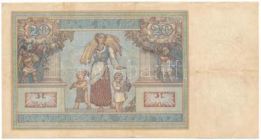 Lengyelország 1931. 20Zl "AK 0950019" T:F
Poland 1931. 20 Zlotych "AK 0950019" ...