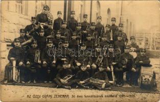 Ózd, az ózdi gyári zenekar 30 éves fennállásának emlékéül 1895-1925. photo (EK)