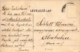 1914 Besztercebánya, Banská Bystrica; Hámor, utcakép. Ivánszky Elek kiadása / street (gyűrődések / c...