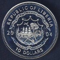 Libéria 2004. 10$ "Szabadság pillanatai-Jean d´Arc" multicolor T:PP