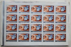 1974 Marskutatás 60f 30 teljes 20-as ív, nyomdai ívárú gumi és bélyegzés nélkül