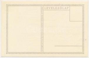 Boldog Húsvéti Ünnepeket! Nyomtatta és kiadja Kner Izidor, Gyoma / Hungarian Easter art postcard wit...