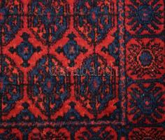 Afgán bokhara szőnyeg, cca 160x65 cm, sérüléssel