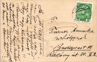 1911 Wärst brav gwesen. E.B.W.I. / Krampus in tailcoat. Emb (EK)