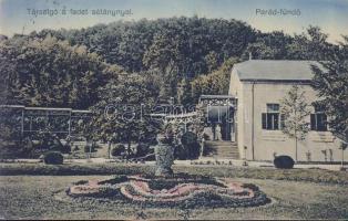 Parádfürdő társalgó és fedett sétány