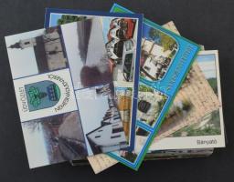 Kb. 100 db MODERN magyar város képeslap, vegyes minőségben / 100 modern Hungarian town postcards in mixed quality