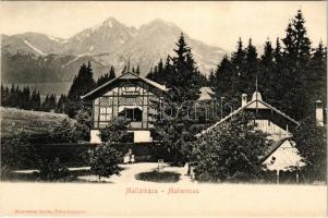 Matlárháza, Matliary, Tatranské Matliare (Magas-Tátra, Vysoké Tatry); Matlárháza szálló, nyaraló. Kuszmann Gyula kiadása / hotel, villa