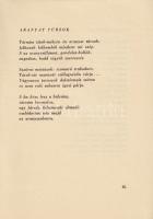 Előd Marcel: 
Csipkebokréta. Versek. (Számozott, aláírt.)
(Budapest), 1939. Szerző kiadása (Hungár...