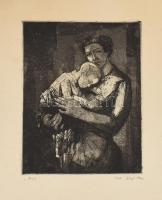 3 db szocreál Rézkarc Stettner, Vathy József, Istokóvics Kálmán. , papír. Jelzettek. 29x39 cm-ig