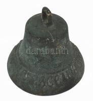 1897 ...Varanov orosz feliratos bronz harang m: 11 cm