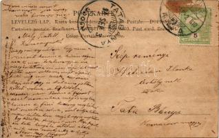 1906 Krampus with romantic couple (fa)