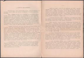 1961 Biró Yvette: A francia film története. Előadások a filmművészetről 10-11. sz. (Gépelt kézirat)....