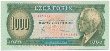 1983. november 10. 1000Ft "D 43424404" elcsúszott nyomattal T:AU Adamo F45