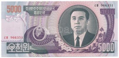 Észak-Korea 2006. 5000W "966351" T:UNC North Korea 2006. 5000 Won "966351" C:UNC Krause 46.