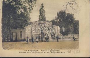 Budapest XIII. Margitsziget vízesés és gyógyforrás (EK)